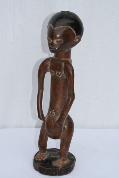 Tabwa.(statue), d`afrique : Rép.démoncratique du Congo., statuette Tabwa.(statue), masque ancien africain Tabwa.(statue), art du Rép.démoncratique du Congo. - Art Africain, collection privées Belgique. Statue africaine de la tribu des Tabwa.(statue), provenant du Rép.démoncratique du Congo., 1537/3450K.Statue très stylisée d